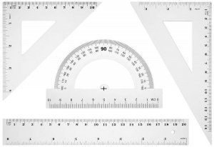 Komplet geometryczny 20 cm 4-elem., Tetis