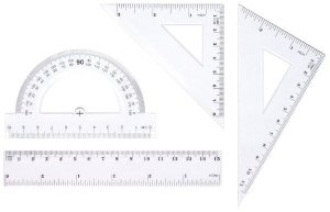 Komplet geometryczny 15 cm 4-el., Tetis