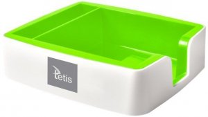Przybornik na karty i wizytówki zielony, Tetis
