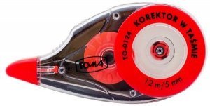 Korektor w taśmie 5mm x 12m 0124, Toma