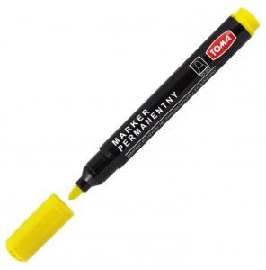 Marker permanentny 202 żółty, Toma