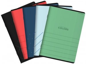 Zeszyt A5 32k. 70g kratka mix Colors, Top-2000