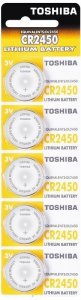 Bateria CR2450 PW BP-5 litowa 1/5 blistra 483694, Toshiba
