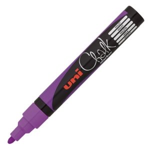 Marker kredowy Chalk fioletowy PWE-5M, Uni