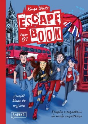 Escape Book. Znajdź klucz do wyjścia Książka z zagadkami do nauki angielskiego