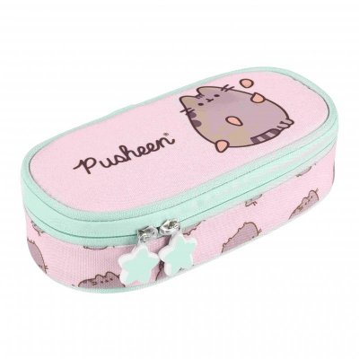 Piórnik saszetka usztywniona z wewnętrzną klapką Pusheen Pink