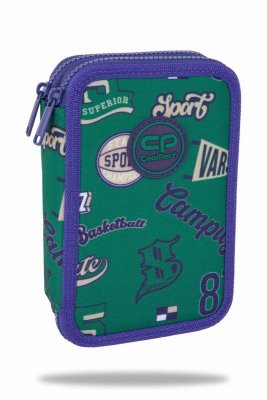 Piórnik podwójny z wyposażeniem  Coolpack Jumper 2 American Retro