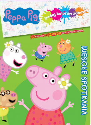 Kolorowe przygody. Świnka Peppa. Dodaj kolorów zabawie
