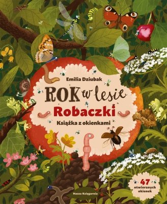 Rok w lesie. Robaczki. Książka z okienkami wyd. 2025