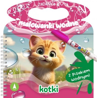 Kotki. Zadanka & malowanki wodne