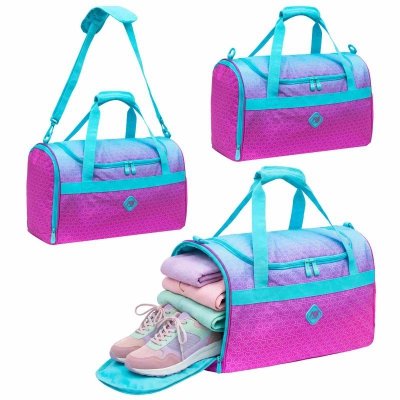 Torba sportowa Abag Hexagon Mint Ombre