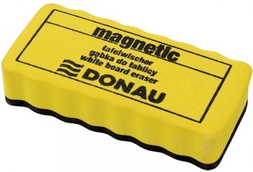 Gąbka do białych tablic magnetyczna żółta 7638001PL-99, Donau