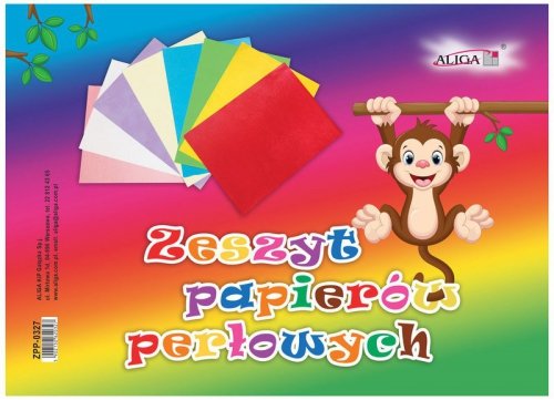 Zeszyt papierów perłowych 25x35cm ZPP-0327, Aliga