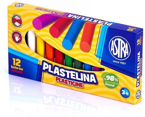 Plastelina 12-kol. Astra