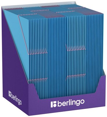 Teczka z gumką Haze A4, niebiesko-różowa, Berlingo