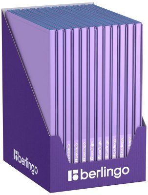Album ofertowy 10 koszulek Haze, 9mm, fioletowo-różowy, z wewnętrzną kieszonką, Berlingo
