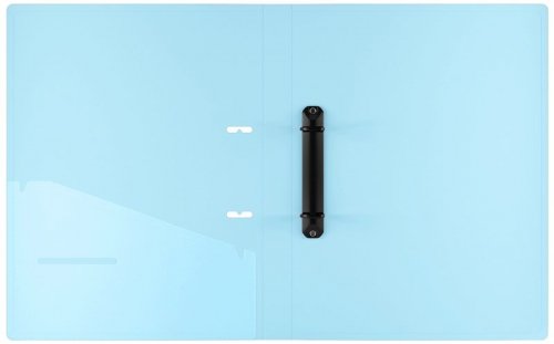 Segregator 2-ringowy Haze, 24mm, black D-RINGS, fioletowo-różowy, z wewnętrzną kieszonką, Berlingo