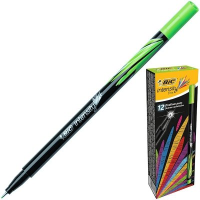 Cienkopis Intensity Fine 0,4mm jasny zielony, BiC