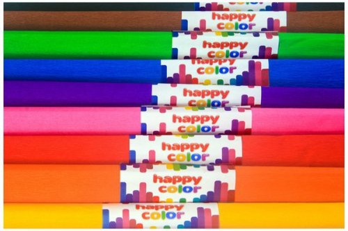 Krepina czekoladowy 50x200cm 75, Happy Color