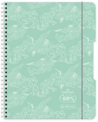 Brulion na spirali  B5 80k. Eco PP mix colors, Herlitz