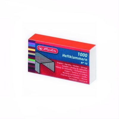 Zszywki nr 10 pud. 1000 szt. 08760613, Herlitz
