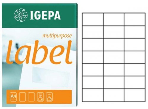 Etykiety 70x42.3mm 21x100ark Igepa Label