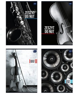 Zeszyt do nut A4 UV Pion, Interdruk