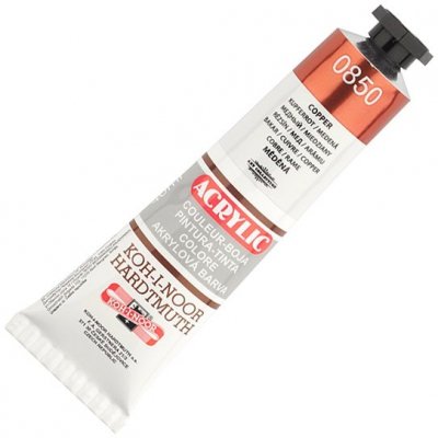 Farba akrylowa miedziana (copper) 40 ml  085, Koh-I-Noor