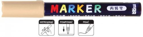 Marker akrylowy 1-2 mm, jasnopomarańczowy MG APL301-40, M&G