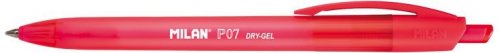 Długopis DRY GEL TOUCH czerwony, Milan