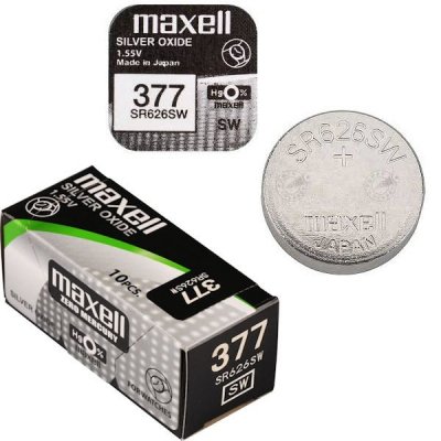 Bateria zegarkowa 377, SR-626SW. 1.5V , Maxell