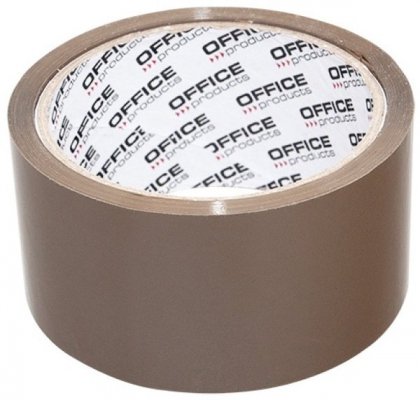 Taśma pakowa 48mm, 50y, brązowa akrylowa, Office Products