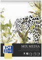 Blok Mix Media A4 225g 25k klejony artystyczny, Oxford