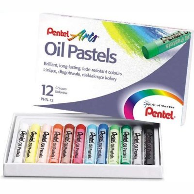 Pastele olejne 12-kol. PHN-12, Pentel