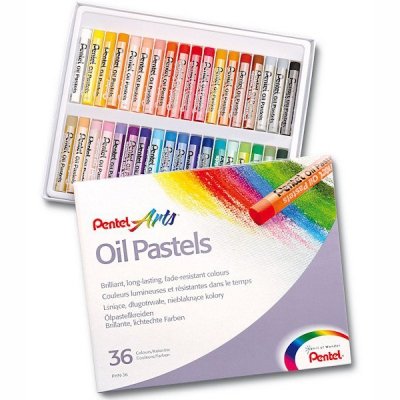 Pastele olejne 36-kol. 8.6 x 60.5 mm PHN-36, Pentel