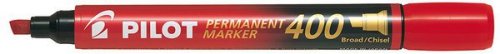Marker permanentny SCA-400 ścięty czerwony, Pilot