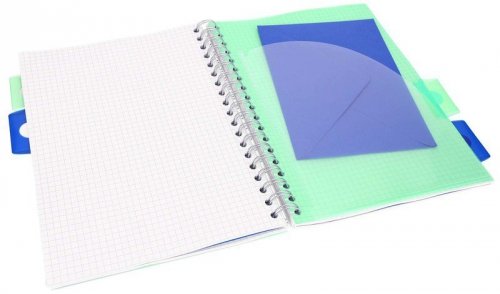 Kołonotes Project Book B5 100k 80g kratka Seafoam morski, Pukka Pad