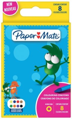 Kredki świecowe 8kol. Paper Mate