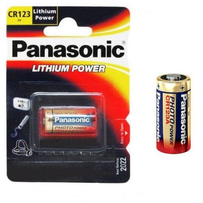 Bateria CR123 3V litowa, Panasonic