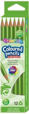Kredka ołówkowa trójkątna jasno zielona Kids Colorino, Patio