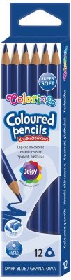 Kredka ołówkowa trójkątna granatowa Kids Colorino, Patio