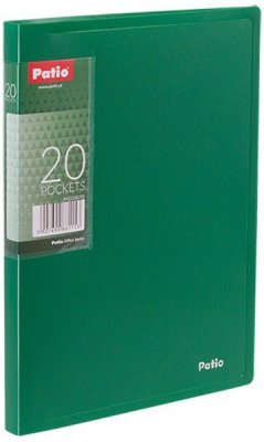 Album ofertowy A5 20 koszulek Clear Book zielony, Patio