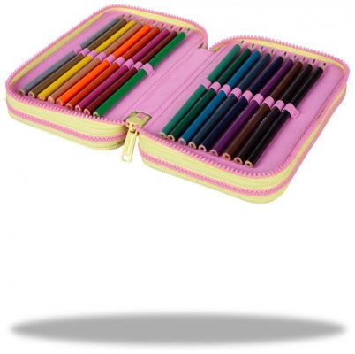 Piórnik potrójny z wyposażeniem Jumper 3 Gradient Peach CoolPack, Patio