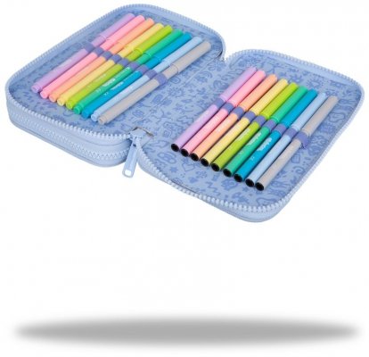 Piórnik podwójny z wyposażeniem Jumper 2 Pastel Powder Blue CoolPack, Patio