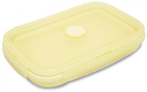 Śniadaniówka silikonowa 800 ml Pastel Powder Yellow CoolPack, Patio