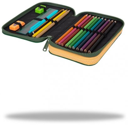 Piórnik podwójny z wyposażeniem Jumper 2 Toucans CoolPack, Patio