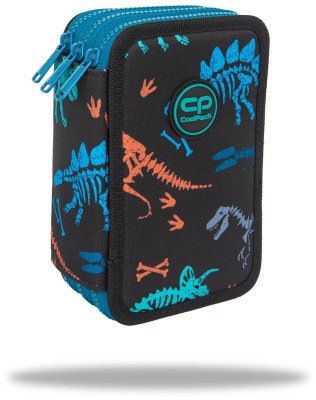 Piórnik potrójny z wyposażeniem Jumper 3 Fossil CoolPack, Patio