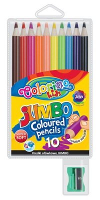 Kredki 10-kol. Jumbo Colorino, Patio