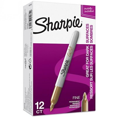 Marker metaliczny permanentny F złoty 1891062, Sharpie