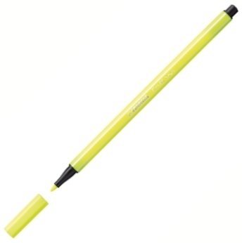 Pisak Pen 68/024 żółty fluoresc., Stabilo